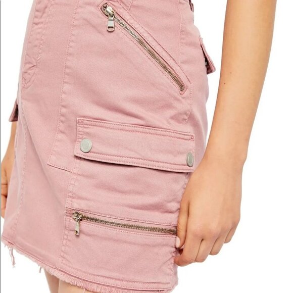NWT Free People Avenue Mini Skirt Lilac Pink Size 25 Bohemian Boho High Rise New - Picture 11 of 12